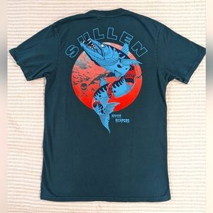 Sullen Cuda Deep Teal Mens Shirt